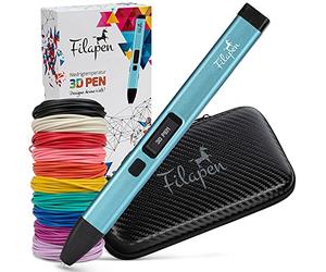 Premium 3D Printing Pen With 10 Filaments and Case, 3D Pens For Children and Adults, Incl. Templates, 3D Pen Set for Beginners and Professionals, DIY Craft Set, with Templates