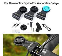 Premium 3K Carbon Bike Computer Mount for Garmin & For Bryton Enhance Riding Safety (for Bryton)