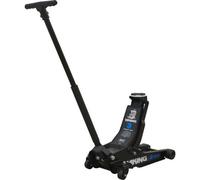 Premium 3T Low Entry Trolley Jack With Rocket Lift And Dead Man's Lowering Mechanism