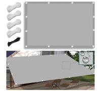 Premium 4.5x8M Waterproof Shade Sail - UV 95% Protection Rectangular Canopy for Outdoor Garden Durable Nylon Cord with Grommets Ideal for Patio and Backyard Use.