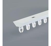 Premium 4.7m Aluminium Ceiling Curtain Track, V-Type, Ultra-Slim Glide Rail, 90° Corner Design, Perfect for Room Dividers & Windows, Ideal for Living Room Privacy, White