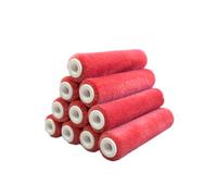 Premium 4-Inch Mohair Mini Paint Roller Covers - 10-Pack, Lint-Free & Shed-Resistant for Smooth Finishes - Ideal for Cabinets, Trim & Doors - Works with All Paints & Stains (10-Pack)