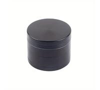 Premium 4-Part Metal Herb Grinder - 40mm Compact Aluminium Zinc Alloy Grinder, Sharp Teeth for Efficient Grinding, Portable Black Tobacco & Dry Herb Crusher, Durable Spice Grinder Mill