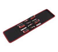 Premium 4 Piece Hammer-Thru Wood Chisel Set With Bevel Edged Blades And Pouch