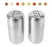 Premium 410 Nonrust Steel Salt and Peppers Container Easy Refill Design Modern Kitchens Tool for Home Cooks Rustproof Kitchens Condiment Jars