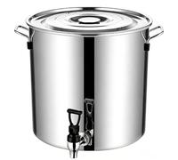 Premium 45L Stock Pot with Stainless Steel Lid Multi Purpose Cooking Pot for Soups Stews and Brewing Durable Heavy Duty Design for Home Chefs and Catering