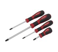 Premium 4PC JIS Screwdriver Set by Sealey for Precision Automotive Repairs