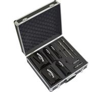 Loops 5 Piece Diamond Core Hole Saw Kit - 5 Sizes - SDS Plus & Hex Adaptors Loops Multicolor