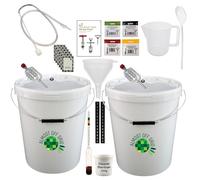 Premium 50 Litre Wine Kit with 2 Buckets, Yeast, Recipe Book, Brewing Equipment