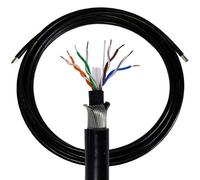 Premium 50M Cat6 Swa Steel Armoured Utp Cable For Direct Burial Outdoor Use