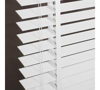 Premium 50mm White Wooden Venetian Blinds for Windows Easy Fit Roller Shades Heat Insulation & Blackout Shutters Stylish Window Treatments with Tape (Size: 70)