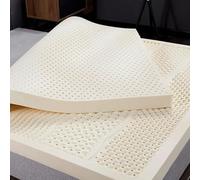 Premium 5cm nic Latex Mattress Topper - Soft & Thick with 7-Zone Pressure Relief, Hypoallergenic Comfort for 90x200cm Beds, Perfect for Restful Sleep!