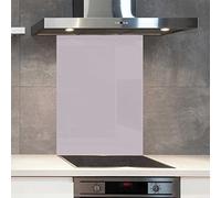 Premium 60 cm x 75 cm Dulux Violet Dream Glass 6mm Kitchen Splashback Heat Resistant Toughened Polished Edges - Back Splash Back Coloured Hob Painted Tempered Splashback
