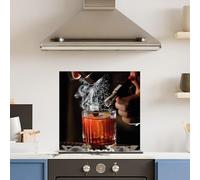 Premium 60 x 60cm Old Fashioned 6mm Glass Toughened Kitchen Splashback