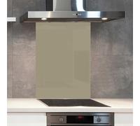 Premium 60 x 65cm Old Time Olive 6mm Glass Toughened Kitchen Splashback