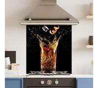 Premium 65 x 70cm Old Fashioned 6mm Glass Toughened Kitchen Splashback