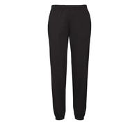Premium 70 30 Elasticated Jog Pants Jogging Bottoms Fruit Of The Loom Black M