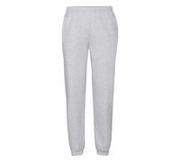 Premium 70 30 Elasticated Jog Pants Jogging Bottoms Fruit Of The Loom Grey L
