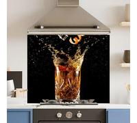 Premium 70 x 60cm Old Fashioned 6mm Glass Toughened Kitchen Splashback