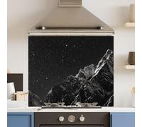 Premium 75 x 70cm Full Moon 6mm Glass Toughened Kitchen Splashback