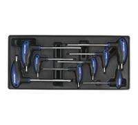 Premium 8 Piece T-Handle Trx-Star Key Set With Modular Tool Tray For Tool Storage
