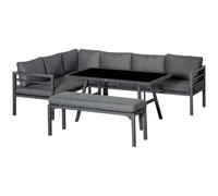 Premium 8-Seater Aluminium Garden Dining Set with Cushions