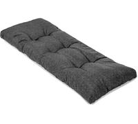 Premium 8cm Thick CushionSilkCotton Blend Foam Perfect for Piano Benches & Sofas Indoor/Outdoor Use Dark Grey 110x60cm Comfortable Seating