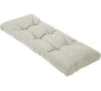 Premium 8cm Thinch Cush Silk Cotton Foam Filled Pillow for Piano Sofa Indoor Outdoor Patio Grey 100x40cm t & Sle for Your Home