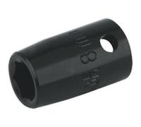 Loops 8mm Forged Impact Socket - 3/8 Inch Sq Drive - Chrome-Vanadium Wrench Socket Loops Multicolor