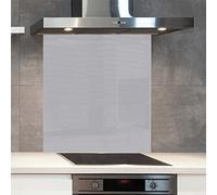 Premium 90 cm x 75 cm Dulux Hazy Morning Glass 6mm Kitchen Splashback Heat Resistant Toughened Polished Edges - Back Splash Back Coloured Hob Painted Tempered Splashback