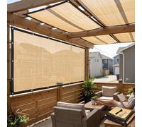Premium 90% UV Protect Sun e Net 4.5x5.5m with Eyelets - Breathable Mesh Canopy for Patio, Balcony, Garden, and Fence - Outdoor Cover, Easy Inllat