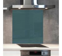 Premium 90 x 65cm Sea Holly 6mm Glass Toughened Kitchen Splashback