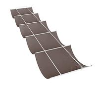 Premium 95% UV Block Shade Sail Removable Outdoor Sun Shade Cloth for Garden Patio & Greenhouse Retractable Wave Cover with Mounting Kit (1.3x6m 4.3x20ft)