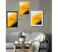 Premium A1,A2,A3,A4,A5,Oak, Black, White, Picture Frame Photo Frame (Modern, White, A2,42X59.4cm)