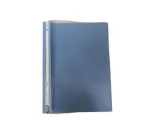 Premium A4 Report File Folder with Metal Clip and Transparent Front Cover - Durable Plastic Files in for School, Office, Assignments, Projects, and Presentations - (Sky Blue, Set of 25)