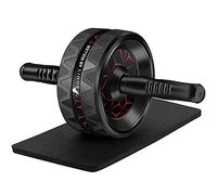 Premium Ab Roller Exercise Wheel. Extra Thick Non-Slip Knee Mat, Abdominal Exercise Equipment Workout Trainer Machine for Men Women Abs Core Rollout Body Fitness Muscle Strength Training Home Gym