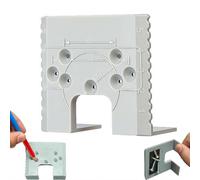 Premium ABS Cabinet Hinge Jig - Magnetic Mounting Guide Tool for Accurate 35mm Installation with 2mm Door Gap Alignment(1pcs)