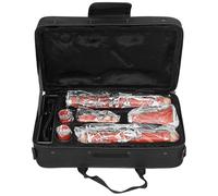 Premium ABS Clarinet in Red Finish with Smooth Mechanism for Practice Occasion and Live Shows ABS Ergonomic Clarinet