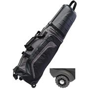 Premium ABS Hard Top Golf Travel Case with Wheels - 54in (138 cm) Length, 38x35x138 cm, 900D Oxford, Foldable