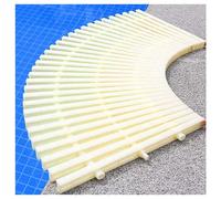 Premium ABS Plastic Pool Drain Cover - 20x100CM Overflow Grate with 3 Interfaces, Perfect for Indoor/Outdoor Water Drainage - 6 Pack Shower Drain Grills for Optimal Flow