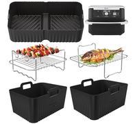 Premium Accessories for Ninja AF500UK AIr Fryer | 2mm Thick So Don't Fold on Themselves, Ultra-Durable, Built to Last | Dishwasher Safe | Flexi Drawer Air Fryer Accessories AF500uk |