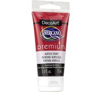 Premium Acrylics Artist Paint, Acrylic, Cadmium Red Hue, 3.8 x 3.8 x 13.7 cm