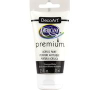 Premium Acrylics Artist Paint, Acrylic, Titanium White, 3.8 x 3.8 x 13.7 cm