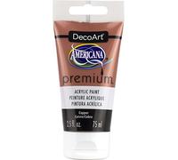 Premium Acrylics Metallic Artist Paint, Acrylic, Copper, 3.8 x 3.8 x 13.7 cm