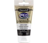 Premium Acrylics Metallic Artist Paint, Acrylic, Pale Gold, 3.8 x 3.8 x 13.7 cm