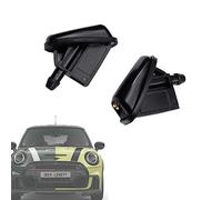 Premium Adjustable Wiper Washer Nozzles Non Heated Fit for Mini Cooper S JCW Cabrio Electric Clubman Countryman 2000-2023 Front Windshield Washer Jet | Direct Replacement | Easy to Install | 2 Pack