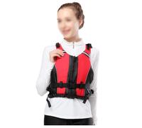 Premium Adult Life Jacket - Adjustable Buoyancy Aid Swim Vest for Kayaking, Boating, Fishing & Water Sports | Lightweight Safety Vest(Red,S/M)