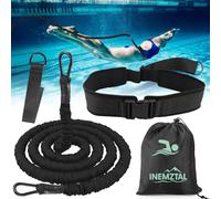 Premium Adult Swimming Belt for Swimming Pool 3.5 - 8.5 m, Swimming Belt with Elastic Elastics, Swimming Aid for Adults, Suitable for Beginners and Professionals, Swimming Training