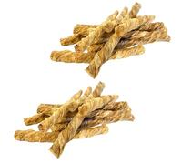 Premium Air Dried Beef Bladder Twists | 2 x 100g Bags | Approximately 20 Natural Chews for Dogs | High-Protein, Grain-Free Dental Treats | Suitable for Puppies And All Dog Breeds