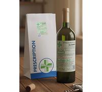 Premium Alcohol Prescription Gift Set - Bottle & Gift Labels + Bottle Bag - Birthday, Secret Santa Joke Presents - Bottle NOT Included